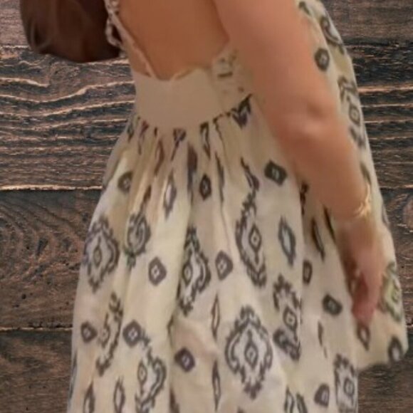 ZARA Printed halter dress SIZE M 0881/315/080 - Picture 3 of 4